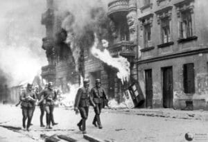 Il Ghetto di Varsavia assediato dai nazisti