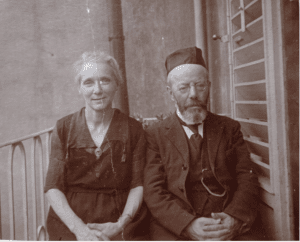 Vittorio Chayim Grünwald e Dora Olschki
