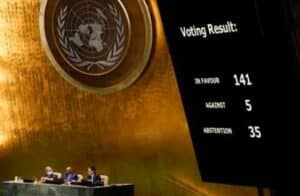 Voto Onu Assemblea Generale