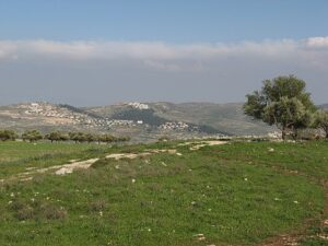Monte Ebal vicino a Nablus