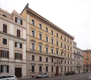 la sede dell'ambasciata tedesca, a Roma