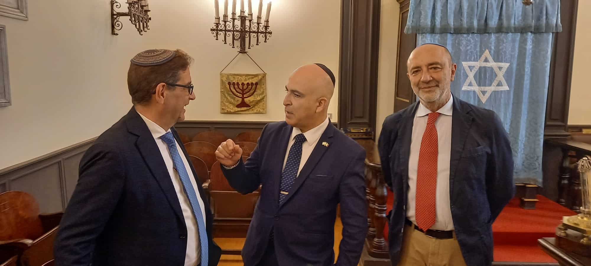 CEN Sindaco Napoli ambasciatore Israele