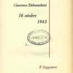 Copertina della prima edizione del racconto del saggio-racconto di Giacomo Debenedetti